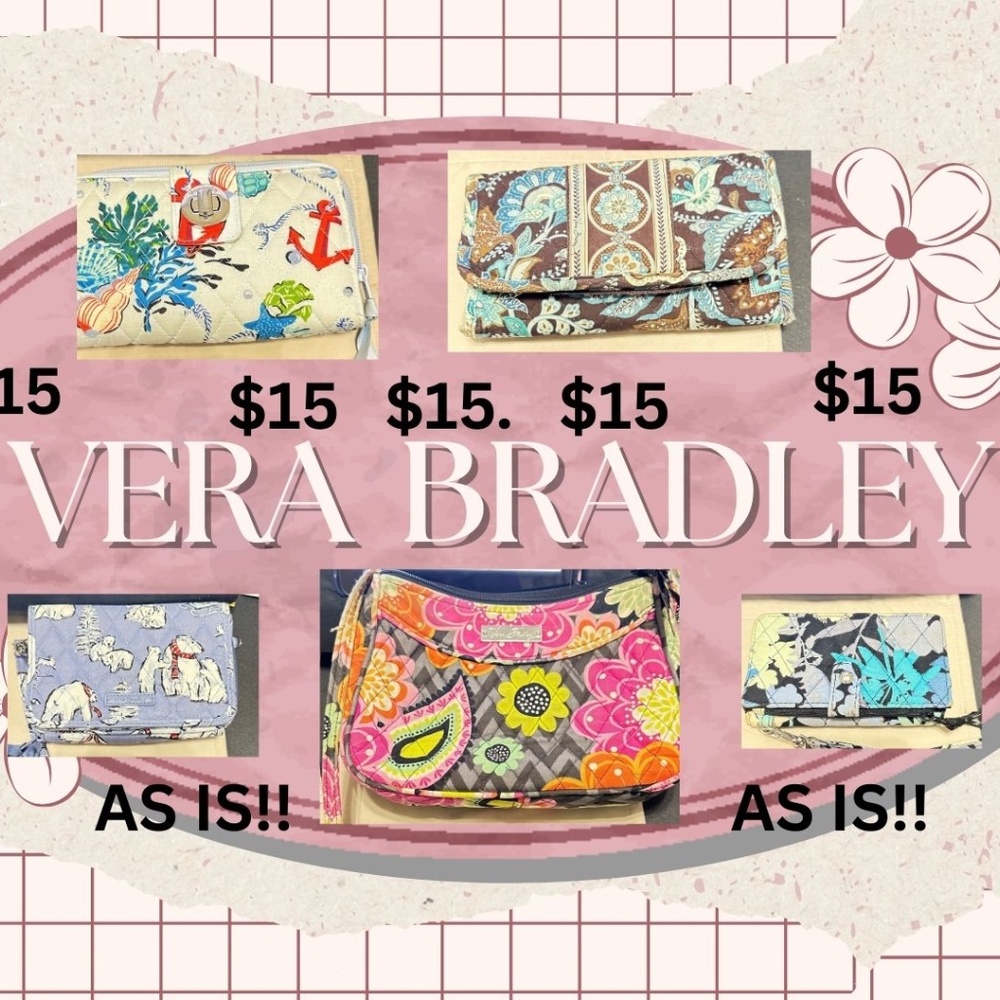 Today - Choice of 1 (one) Vera Bradley - $15